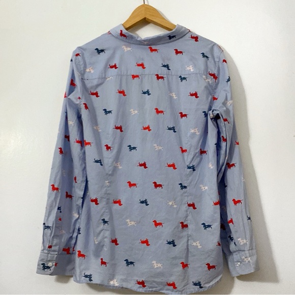 Talbots puppy print button down shirt - Picture 4 of 5